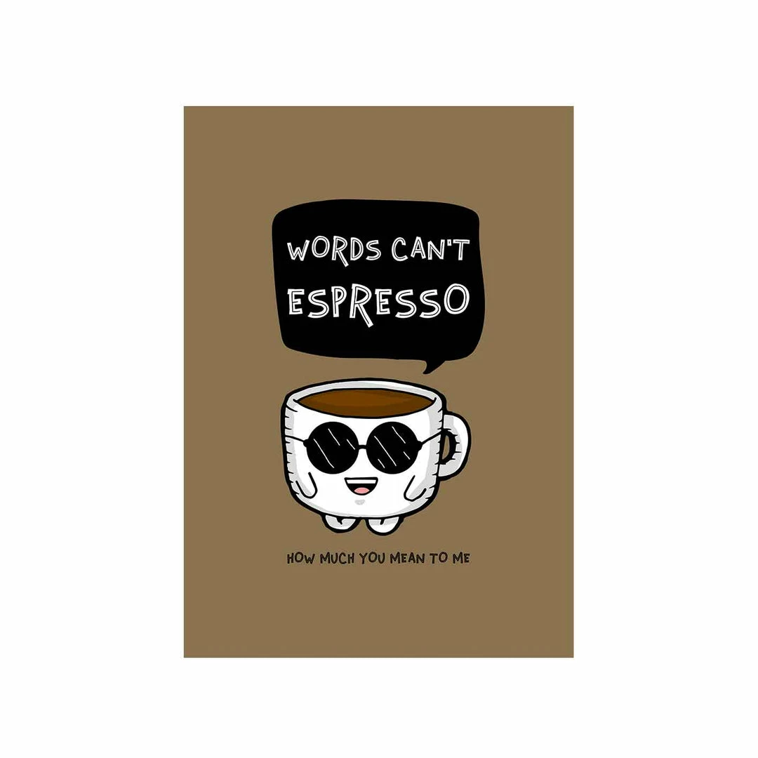 The Banyan Tee Poster - Words Can't Espresso 1 The Banyan Tee Poster - Words Can't Espresso