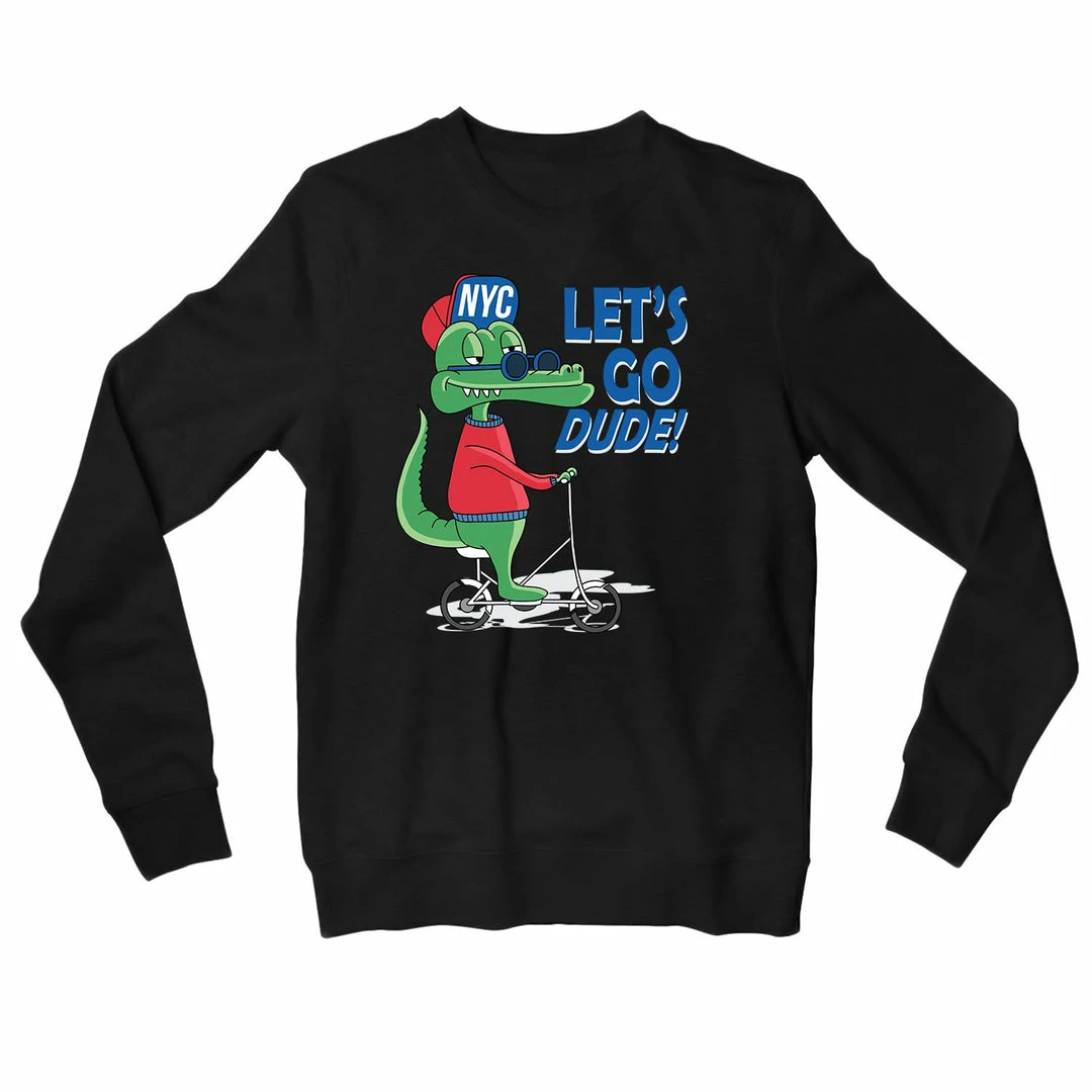 The Banyan Tee Sweatshirts Sweatshirt - Rider Crocodile 1 The Banyan Tee Sweatshirts Sweatshirt - Rider Crocodile