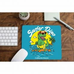 The Banyan Tee Mousepads Mouse Pad - Surfer Dino