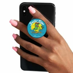 The Banyan Tee Pop Socket - Surfer Dino Pop Sockets