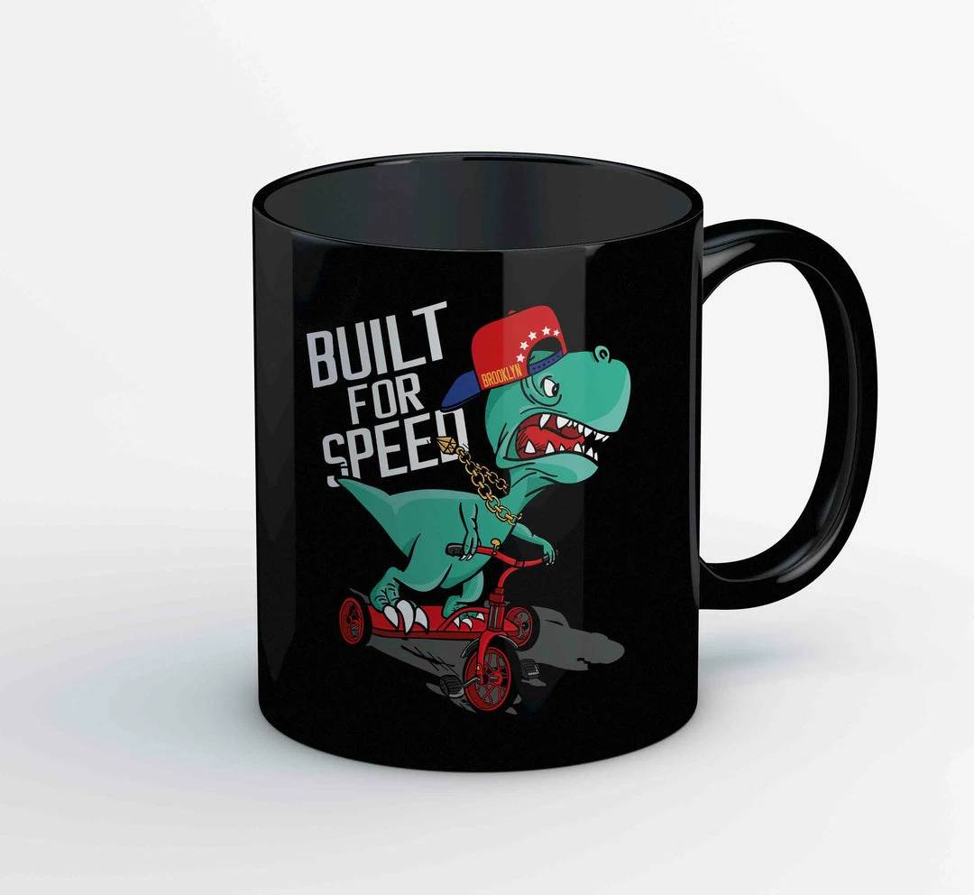 The Banyan Tee Mugs Coffee Mug - Skater Dino 1 The Banyan Tee Mugs Coffee Mug - Skater Dino