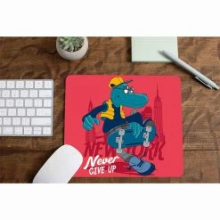 The Banyan Tee Mouse Pad - Skater Dino