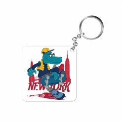 The Banyan Tee Keychain - Skater Dino