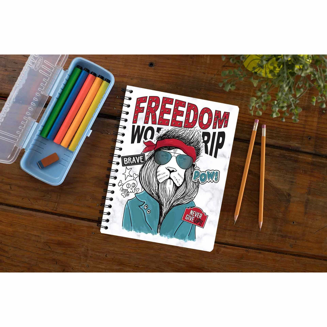 The Banyan Tee Notebook - Cool Lion 1 The Banyan Tee Notebook - Cool Lion