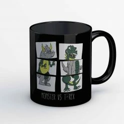The Banyan Tee Mugs Coffee Mug - Monster Vs. T-Rex