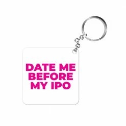 The Banyan Tee Keychain - Date Me Before My IPO Keychains