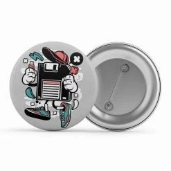 The Banyan Tee Badge - Diskette Cartoon