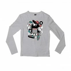 The Banyan Tee Full Sleeves T-shirt - Diskette Cartoon