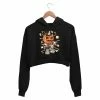 The Banyan Tee Printed Crop Hoodie - DJ Pumpkin