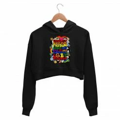 The Banyan Tee Crop Hoodies Printed Crop Hoodie - Pride
