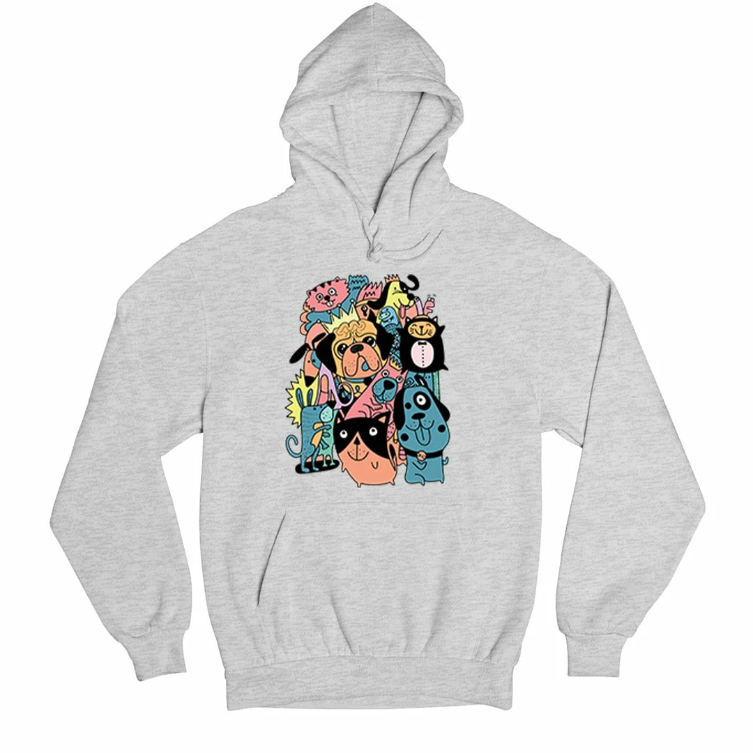 The Banyan Tee Hoodie - Dogs - Doodle Art 1 The Banyan Tee Hoodie - Dogs - Doodle Art