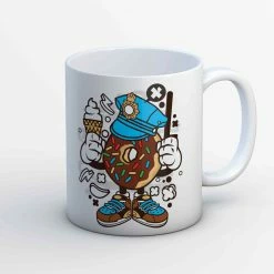 The Banyan Tee Coffee Mug - Doughnut Policeman