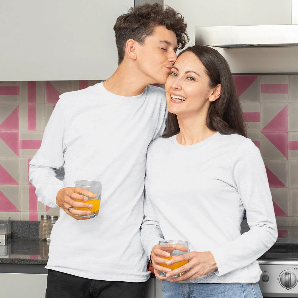 The Banyan Tee Full Sleeves T-shirt - Ecru Melange Graphic Junkies 3 The Banyan Tee Full Sleeves T-shirt - Ecru Melange Graphic Junkies