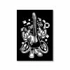 The Banyan Tee Poster - Electric Guitar Cartoon Posters