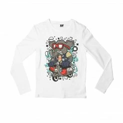 The Banyan Tee Full Sleeves T-shirt - Elephant Scooterist