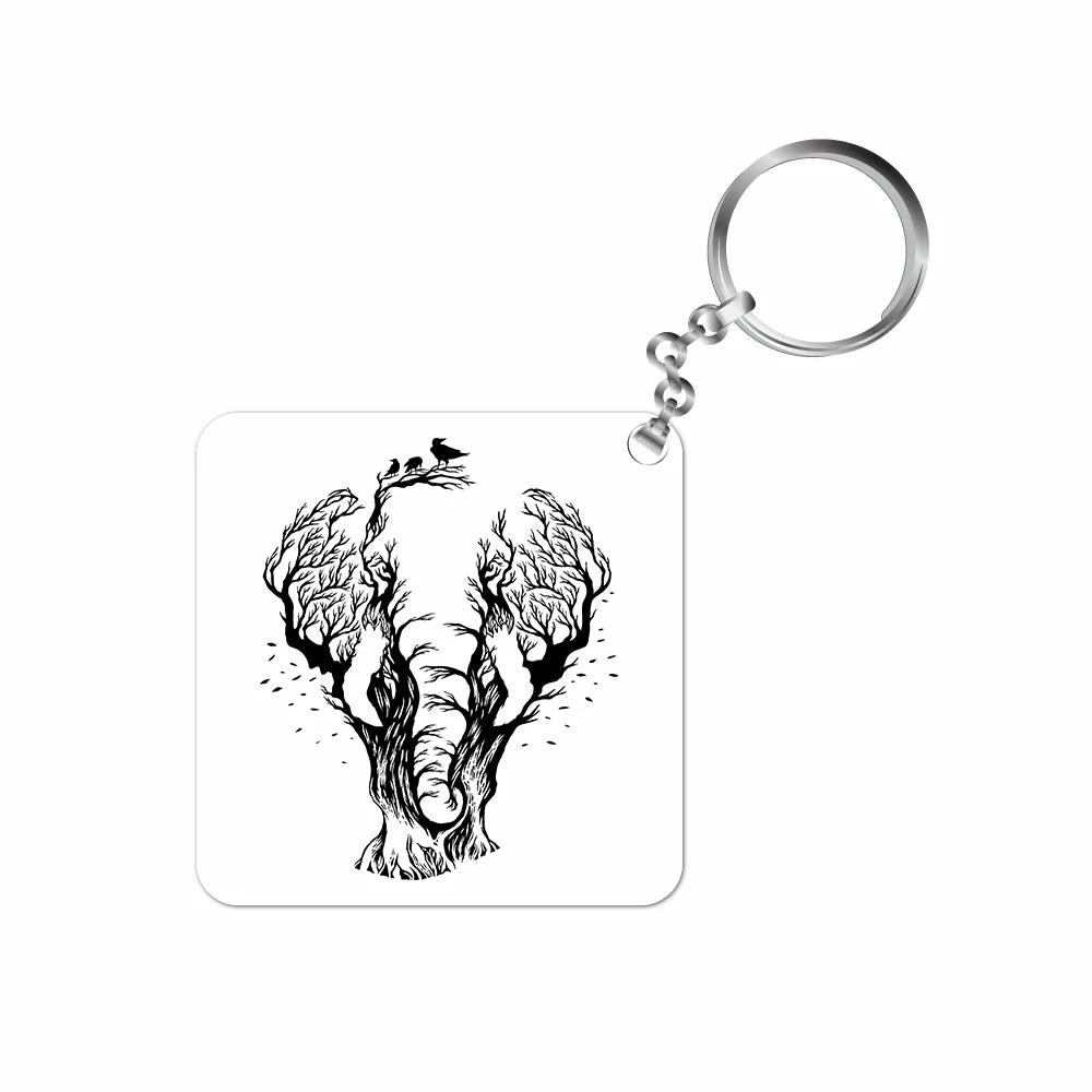 The Banyan Tee Keychain - Abstract Elephant Keychains 1 The Banyan Tee Keychain - Abstract Elephant Keychains