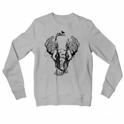 The Banyan Tee Sweatshirt - Abstract Elephant