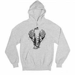 The Banyan Tee Hoodie - Abstract Elephant