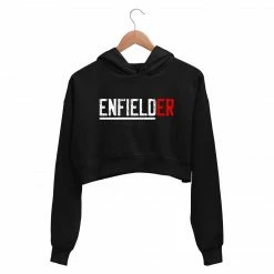 The Banyan Tee Crop Hoodies Printed Crop Hoodie - Enfielder