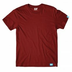 The Banyan Tee Plain T-shirt - Maroon Graphic Junkies
