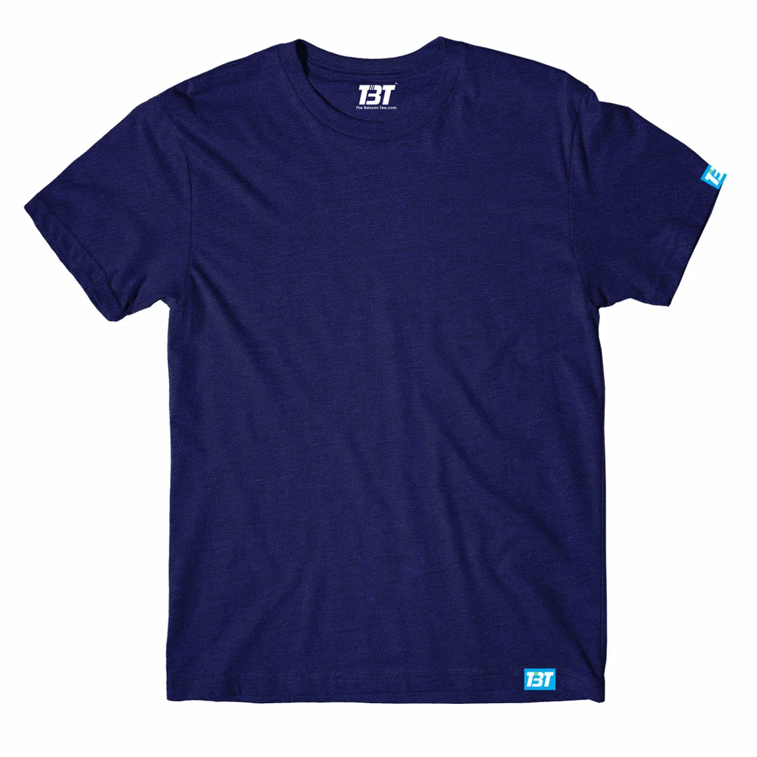 The Banyan Tee Plain T-shirt - Navy Melange 2 The Banyan Tee Plain T-shirt - Navy Melange