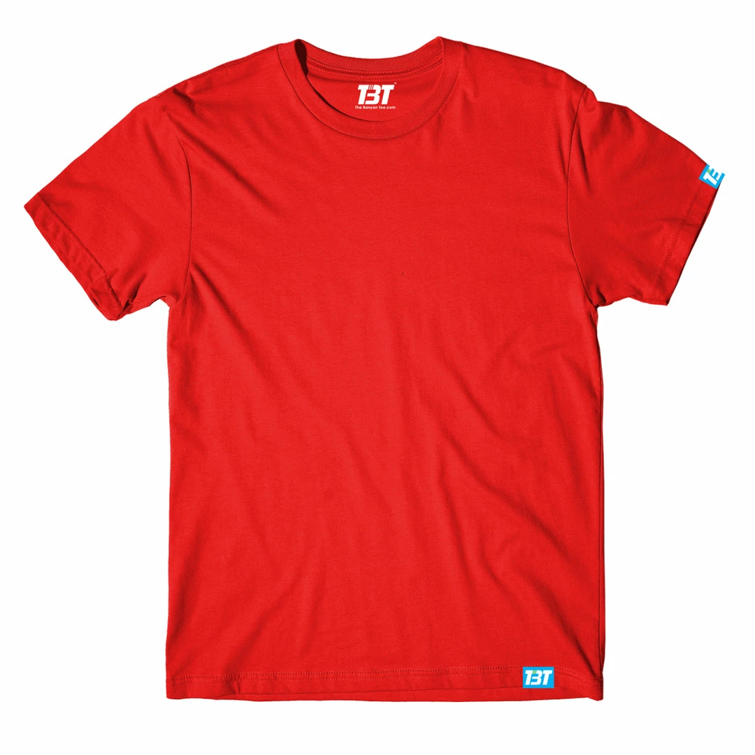 The Banyan Tee Graphic Junkies Plain T-shirt - Red 2 The Banyan Tee Graphic Junkies Plain T-shirt - Red
