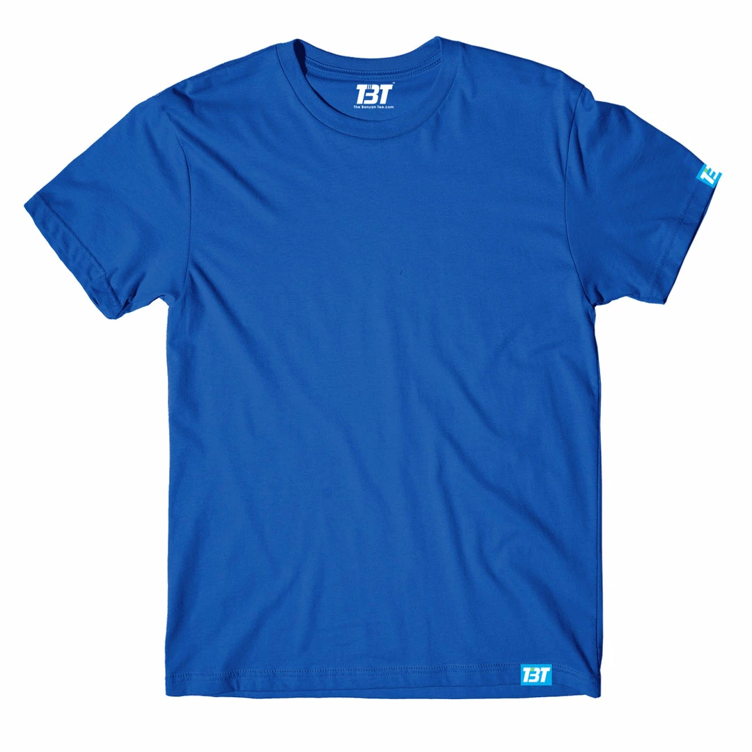The Banyan Tee Graphic Junkies Plain T-shirt - Royal Blue 2 The Banyan Tee Graphic Junkies Plain T-shirt - Royal Blue