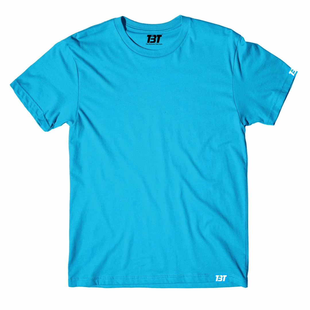 The Banyan Tee Graphic Junkies Plain T-shirt - Turquoise Blue 2 The Banyan Tee Graphic Junkies Plain T-shirt - Turquoise Blue