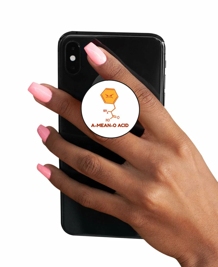 The Banyan Tee Pop Socket - A-Mean-O-Acid Pop Sockets 1 The Banyan Tee Pop Socket - A-Mean-O-Acid Pop Sockets