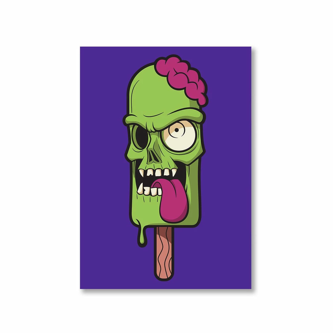 The Banyan Tee Posters Poster - Ice Cream Skull 1 The Banyan Tee Posters Poster - Ice Cream Skull