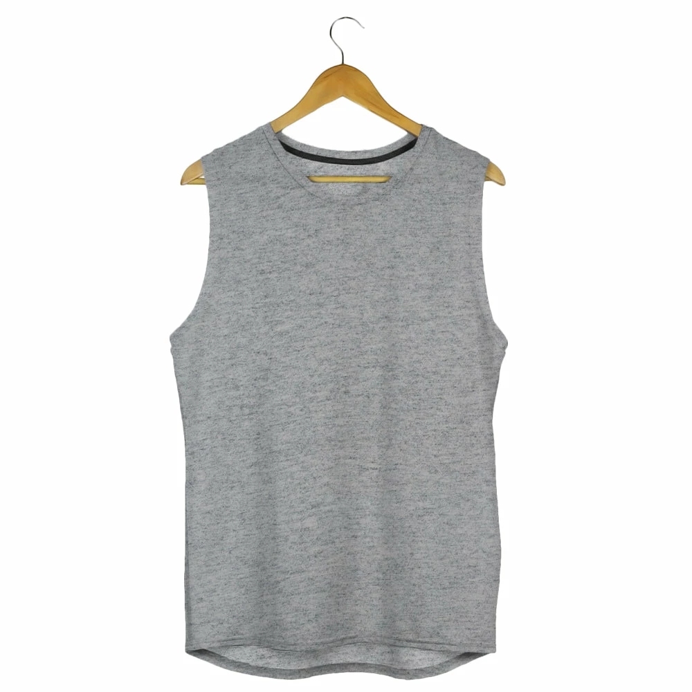 The Banyan Tee Sleeveless T-shirt - Grey Melange Graphic Junkies 1 The Banyan Tee Sleeveless T-shirt - Grey Melange Graphic Junkies