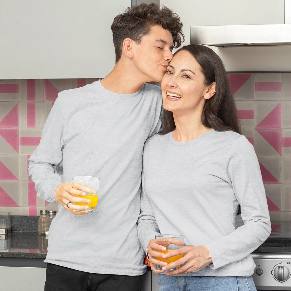 The Banyan Tee Full Sleeves T-shirt - Grey Melange Graphic Junkies 3 The Banyan Tee Full Sleeves T-shirt - Grey Melange Graphic Junkies