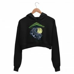 The Banyan Tee Printed Crop Hoodie - The Dark World Crop Hoodies