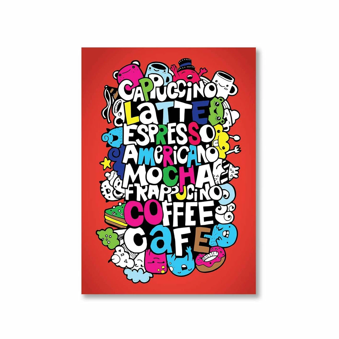 The Banyan Tee Posters Poster - Coffee Monsters 1 The Banyan Tee Posters Poster - Coffee Monsters