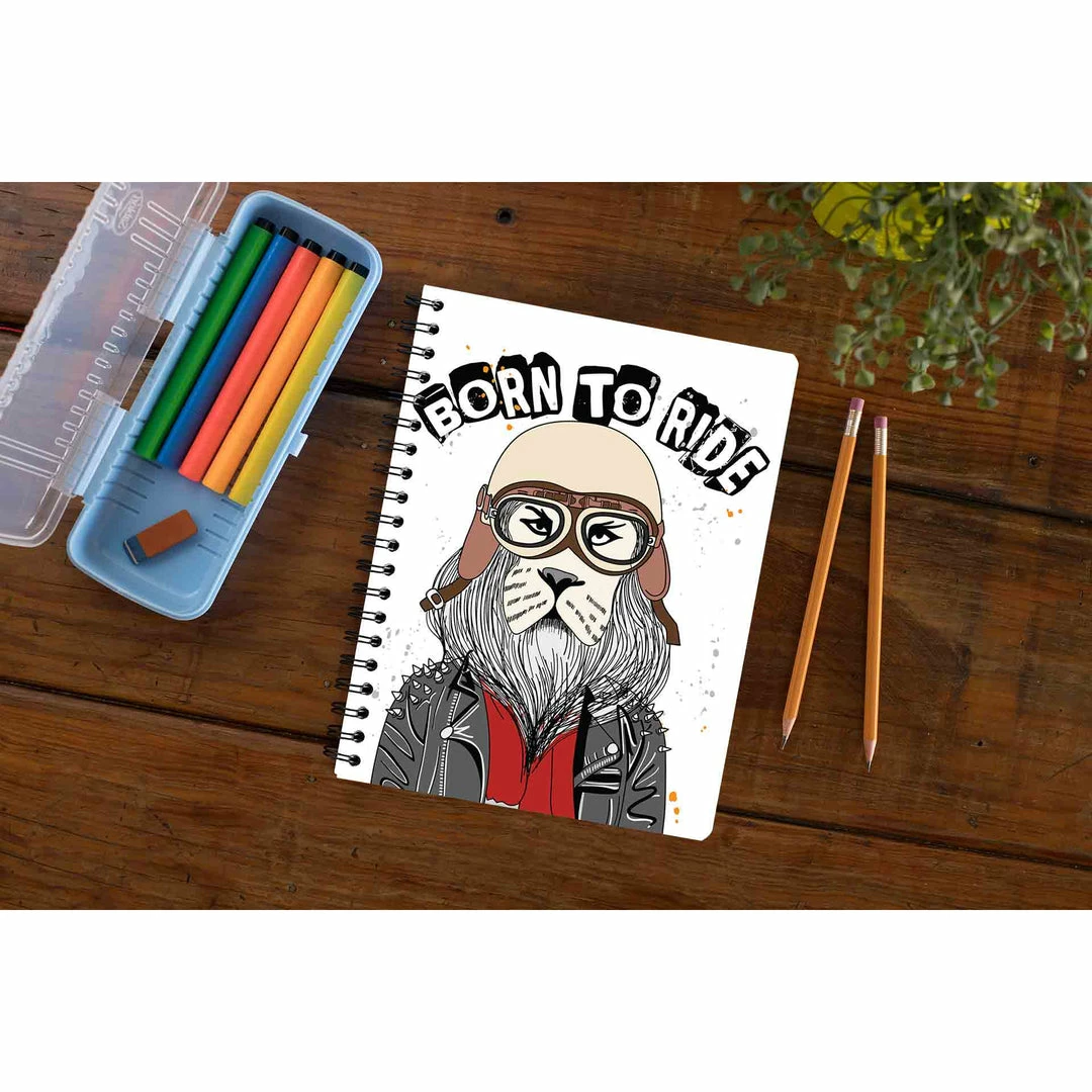 The Banyan Tee Notebook - Born To Ride 1 The Banyan Tee Notebook - Born To Ride