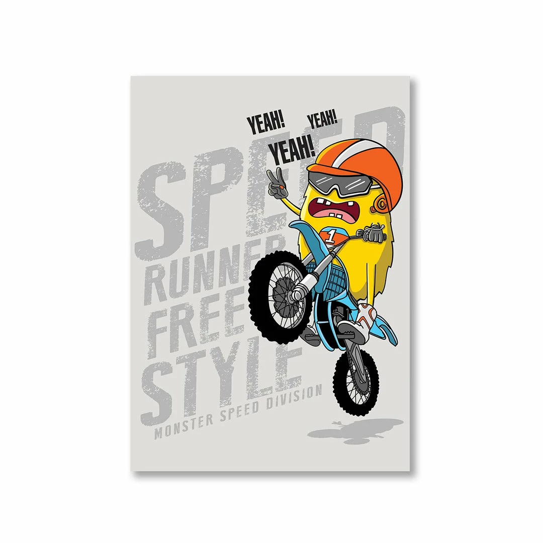 The Banyan Tee Posters Poster - Speed Runner 1 The Banyan Tee Posters Poster - Speed Runner