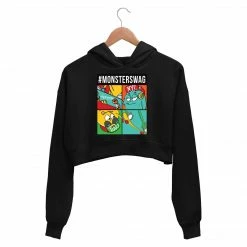 The Banyan Tee Crop Hoodies Printed Crop Hoodie - Monster Swag