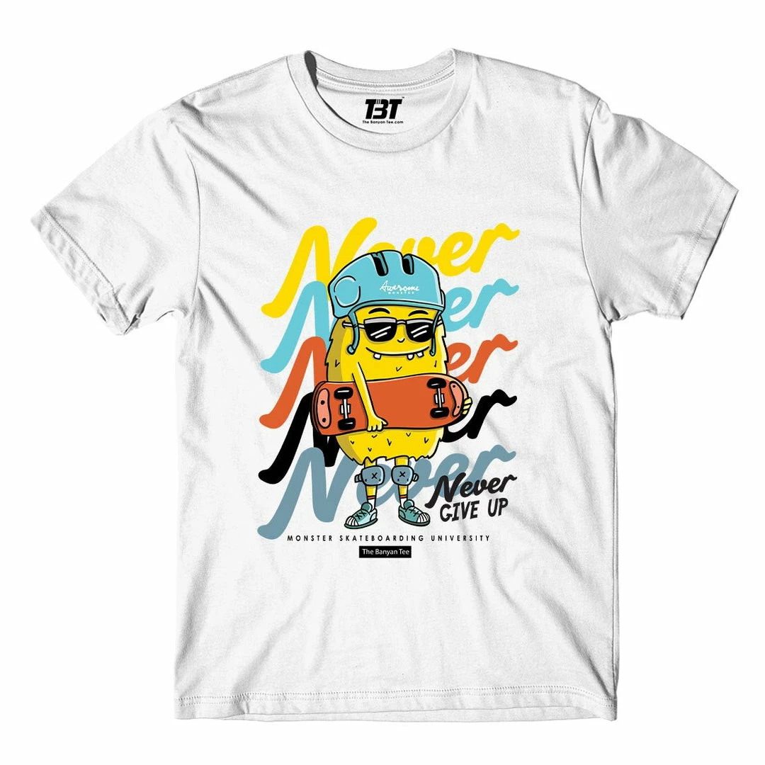 The Banyan Tee Quote T-shirt - Never Give Up 1 The Banyan Tee Quote T-shirt - Never Give Up