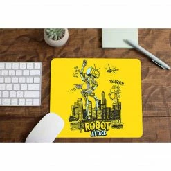 The Banyan Tee Mousepads Mouse Pad - Robot Attack