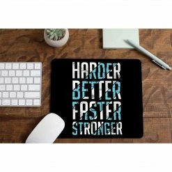 The Banyan Tee Mouse Pad - Harder, Better, Faster, Stronger