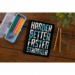 The Banyan Tee Notebooks Notebook - Harder, Better, Faster, Stronger