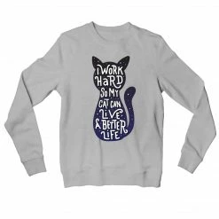The Banyan Tee Sweatshirts Sweatshirt - So My Cat Can Live A Better Life