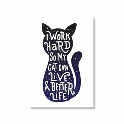 The Banyan Tee Poster - So My Cat Can Live A Better Life