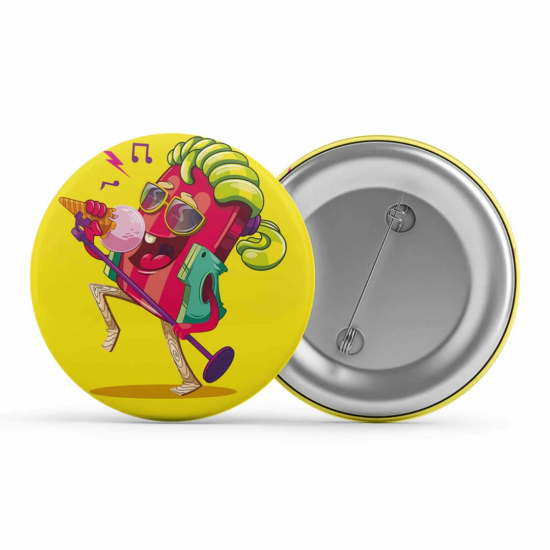 The Banyan Tee Badge - Ice Cream Microphone 1 The Banyan Tee Badge - Ice Cream Microphone