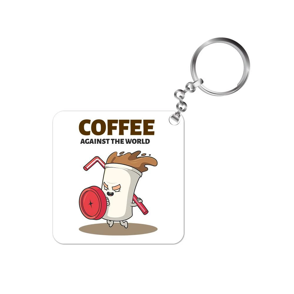 The Banyan Tee Keychain - Coffee Against The World 1 The Banyan Tee Keychain - Coffee Against The World