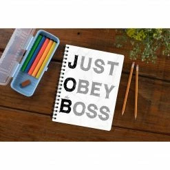 The Banyan Tee Notebook - Just Obey The Boss Notebooks