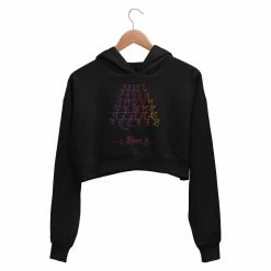 The Banyan Tee Printed Crop Hoodie - Hindi Typography Crop Hoodies