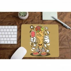 The Banyan Tee Mouse Pad - Kebab Cartoon Character Mousepads