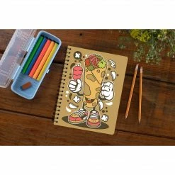 The Banyan Tee Notebooks Notebook - Kebab Cartoon Character