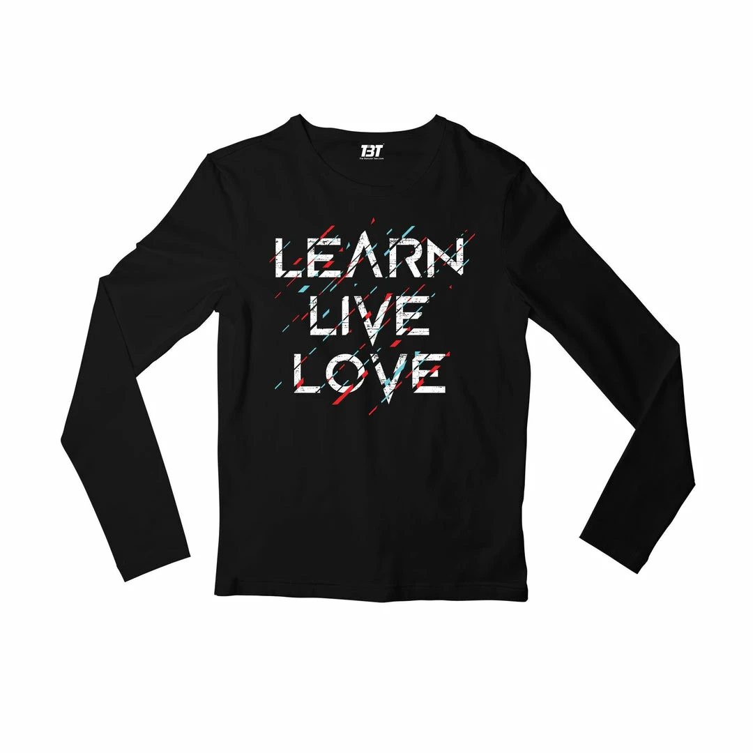 The Banyan Tee Full Sleeves T-shirt - Learn, Live, Love 1 The Banyan Tee Full Sleeves T-shirt - Learn, Live, Love